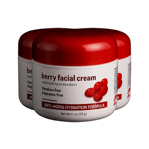 3 jars of Berry Facial Cream