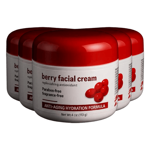 5 jars of Berry Facial Cream