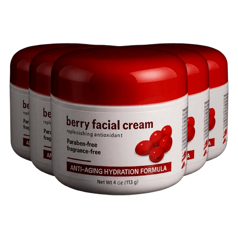 5 jars of Berry Facial Cream, 113 g (4 oz) each