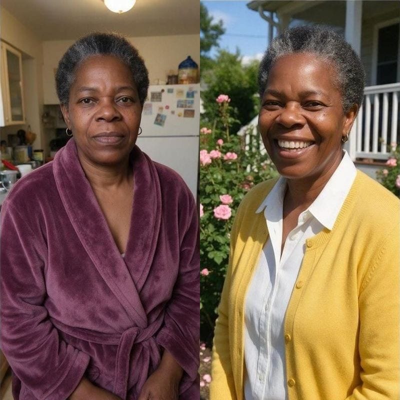 Sharon K. before and after
