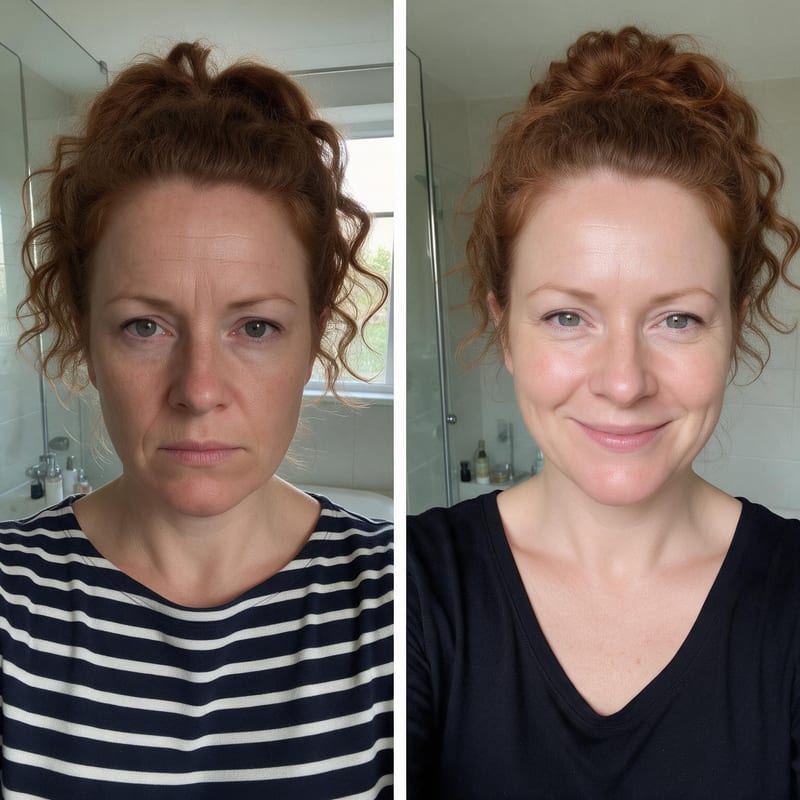 Melissa B. with her Berry Facial Cream