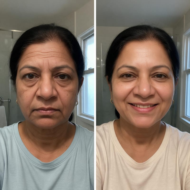 Anita R. with her Berry Facial Cream