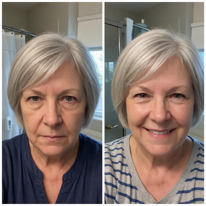 Diane C. with her Berry Facial Cream