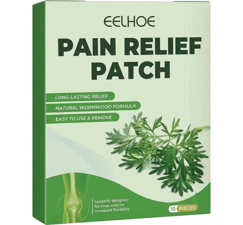 ReliefPatch — Wormwood Herbal Knee Patches, 10 Per Box