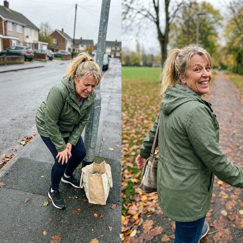 Amanda Brooks before and after — knee pain eased